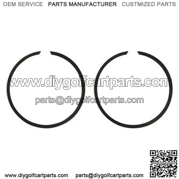 EZGO Piston Ring Set of 2 in Standard Size (Fits EZ-GO 2-cycle Gas 1976-1994)