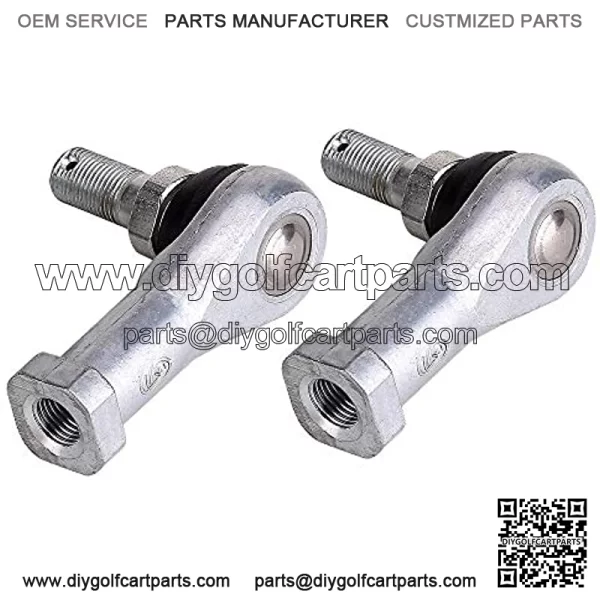 Ball Joint Kit,Golf Cart Tie Rod End Set Left Thread and Right Thread Fits DS Carryall Golf Carts 2009 & Up 102022601 102022602 - Image 2