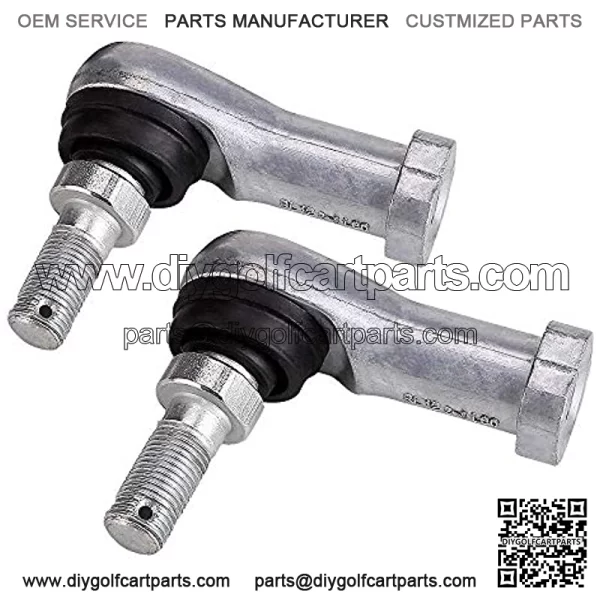 Ball Joint Kit,Golf Cart Tie Rod End Set Left Thread and Right Thread Fits DS Carryall Golf Carts 2009 & Up 102022601 102022602 - Image 3