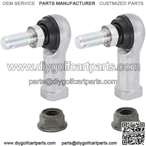 Golf Cart Left Right Thread Tie Rod End Kit, Set of (2) Tie Rod End, for Club Car DS & Carryall 2009-up golf cart gas or electric models, OEM# 102022601 102022602 102288301
