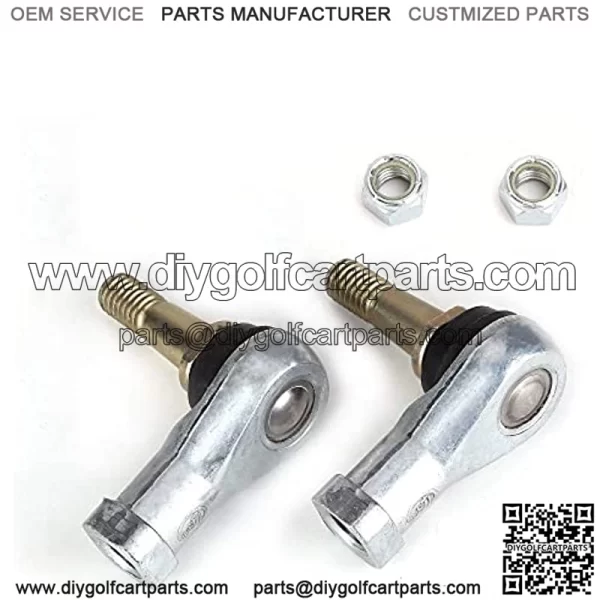 Golf Cart Tie Rod Ends Ball Joint Kit for EZGO, (2 Pack) for EZGO TXT Tie Rod End Fits for EZGO Golf Cart Electric & Gas Carts 2001 + UP 70902-G01 & 70902-G02 (Driver & Passenger Side)