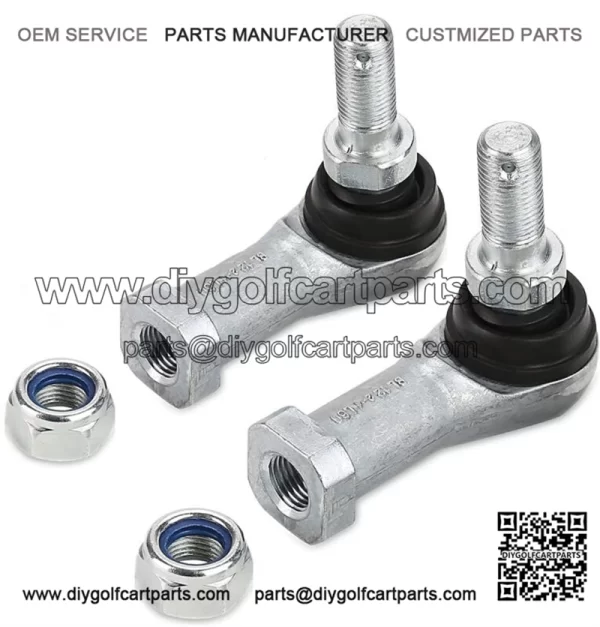 Golf Cart Tie Rod End for Club Car DS Carryall 2009-up 102022601 102022602 -2pcs