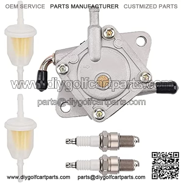 Physeed 1014523 Fuel Pump Replacement for Gas Golf Cart & Precedent from 1984 to present 290FE & 350FE Kawasaki Engines