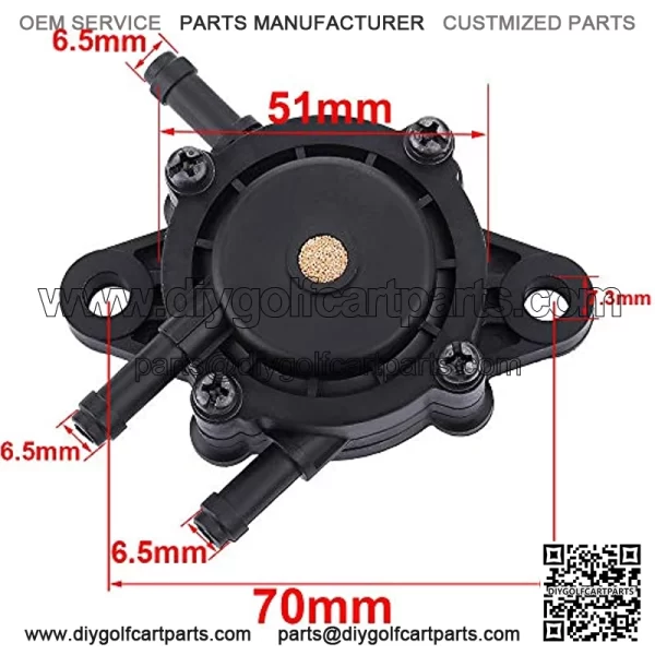 Fuel Gas Pump for 491922 691034 692313 808492 808656 Yama-ha golf Cart G16 G19 G20 G22 G29 Cub Cad LTX1046VT LTX1050VT SLTX1054VT LTX1046 LTX1050 SLTX1054 GT1222 Lawn Mower - Image 2
