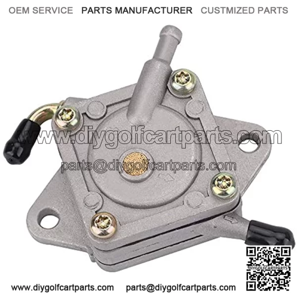 1014523 Fuel Pump Fit 290FE 350FE Club Car Golf Cart DS Precedent 1984-UP Replace 49040-2067 with 1/4" Fuel Filter & Spark Plug - Image 2