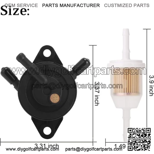 Golf Cart Fuel Pump Kit for Yamaha G16-G29 1996-up 4 Cycle JN6-F4410-10-00 - Image 2