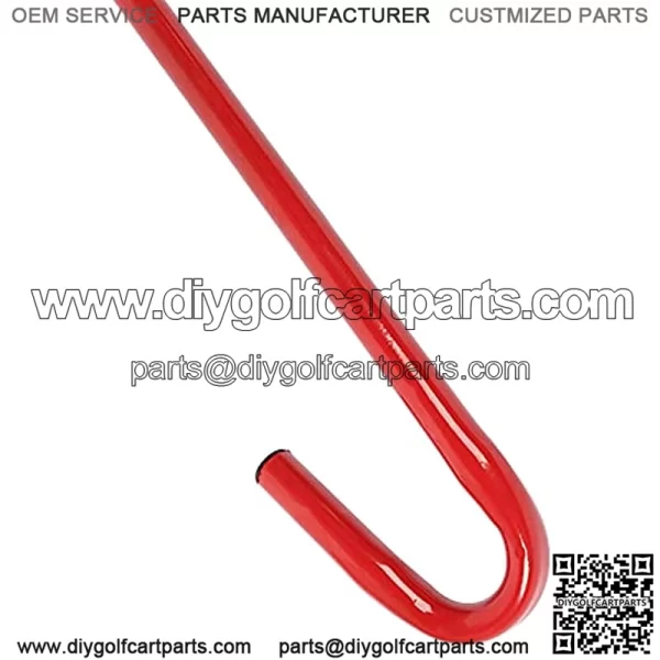 Steering Wheel Lock to Pedal Universal Compatible with Club Car Theft Truck SUV Auto Van - Red - Image 3