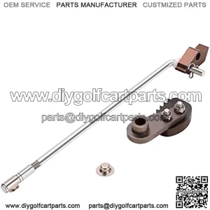 Golf Cart Aluminum Park Brake Latch Kit Incl.Park Brake Rod and Pawl.fit for Club Car DS & Carryall G&E 1995-up,OEM#101187702, 1017322, 101985-01,1011877-02
