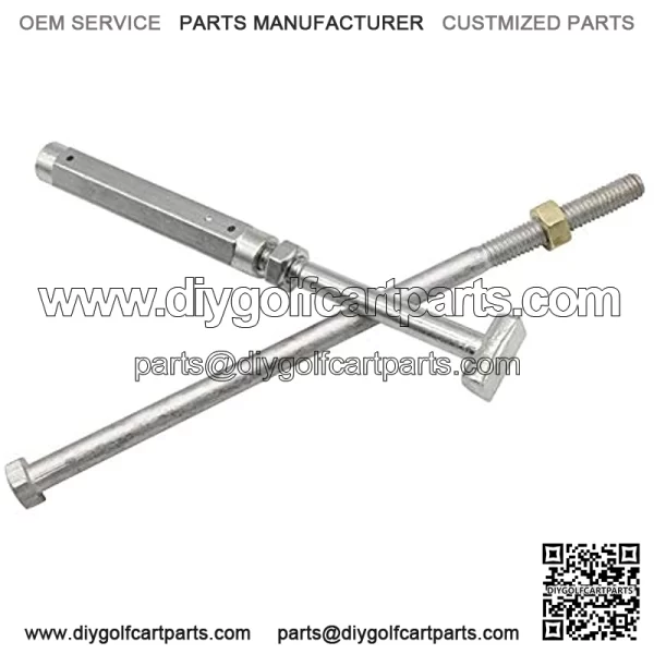 Golf Cart Brake Equalizer Rod Set for Club Car Precedent 2004-Up and Tempo 2018-up 102594301 102559401 102297901 - Image 3