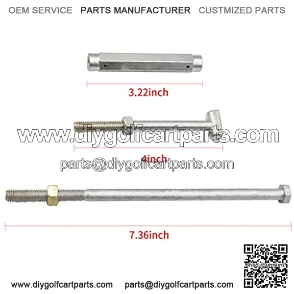Golf Cart Brake Equalizer Rod Set for Club Car Precedent 2004-Up and Tempo 2018-up 102594301 102559401 102297901 - Image 5