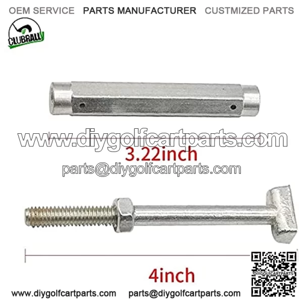 Golf Cart Brake Equalizer Rod Set for Club Car Precedent 2004-Up and Tempo 2018-up 102594301 102559401 102559701 - Image 2