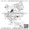 Club Car 81-Up DS Model Golf Cart Hill Brake Pedal Return Spring - Image 4
