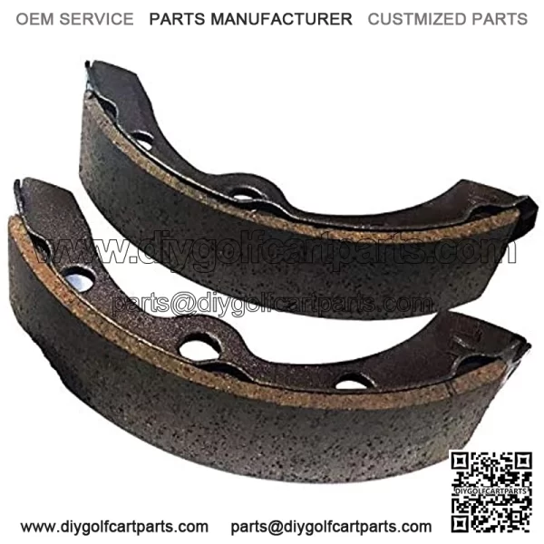 3G Rear Brake Shoes & Drums Set for Club Car DS and Precedent Golf Carts 1995+ - Image 3