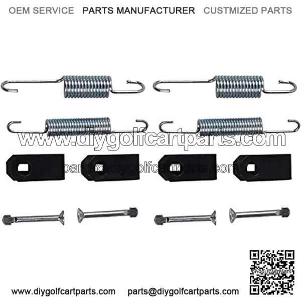 Club Car Brake Shoes Spring Kit for 1980 UP DS & Precedent Golf Carts Brake Shoes Spring Replacement Gas/Electric 1018163-01, 1011466(2 Packs) - Image 2