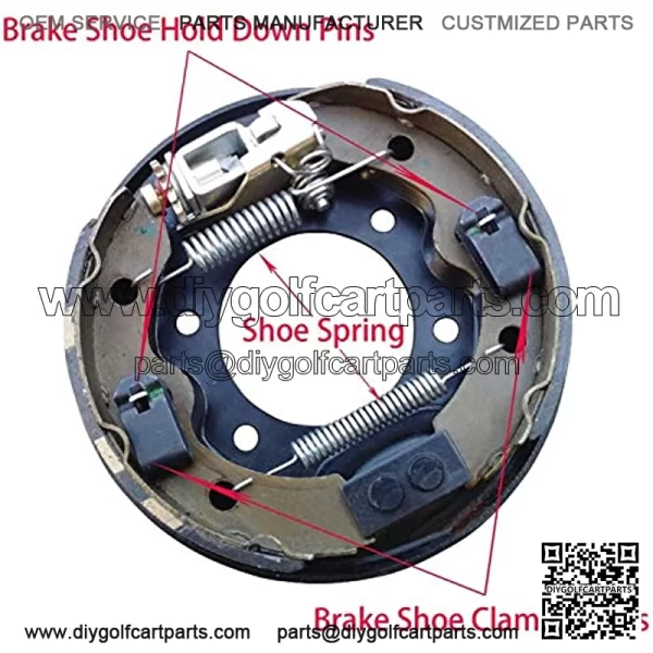 Club Car Brake Shoes Spring Kit for 1980 UP DS & Precedent Golf Carts Brake Shoes Spring Replacement Gas/Electric 1018163-01, 1011466(2 Packs) - Image 5