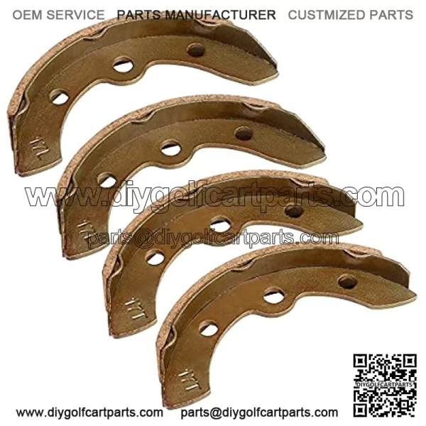 Golf Cart Brake Shoes for Club Car DS 1995-up, Club Car Precedent 2004-Up, EZGO 1986.5-1996, Yamaha G1 G2 G8 G9 1018232-01 (2 Short & 2 Long) - Image 4
