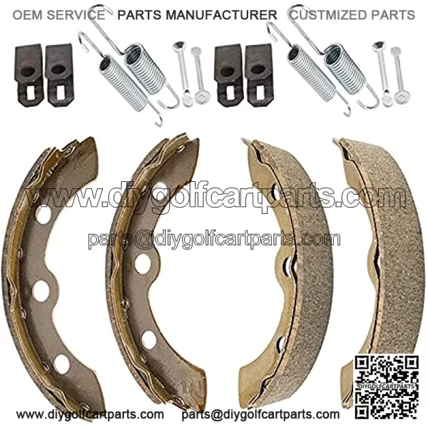 Brake Shoes Spring Kit Replacement for Club Car DS 1995-up and Replacement for Precedent Golf Cart 1018232-01 1018163-01