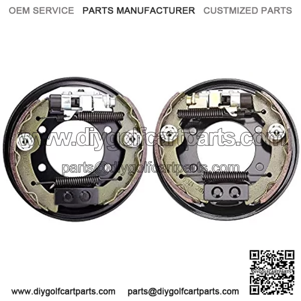 Golf Cart Brake Assembly for EZGO TXT PDS, Yamaha G14 G16 G19 G20 G21 G22, 1 Pair Driver Side and Passenger Side, Includes Brake Shoes, OEM# 70998-G01 70998-G02 - Image 4