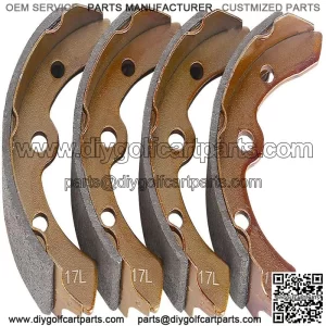 Club Car DS/Carryall Golf Cart Brake Pads 101146302, 1011296,