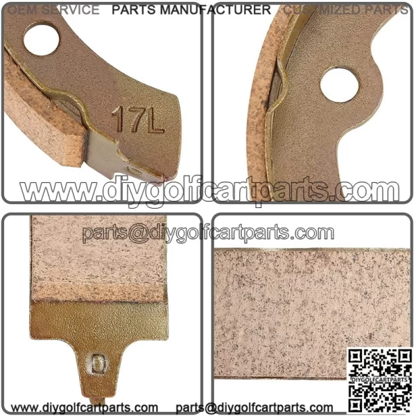 ClubCar DS /Precedent Golf Cart Brake Pad 101823201 - Image 3