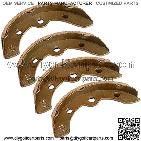 Golf Cart Brake Shoes for Club Car DS 1995-up, Club Car Precedent 2004-up, EZGO 1986.5-1996, Yamaha G1 G2 G8 G9, OEM 1018232-01 (2 Short & 2 Long) - Image 4