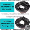 Golf Cart Brake Assembly,Rear Brake Cluster Driver Side+Passenger Side fits EZGO 1996-UP PDS&TXT RXV&Medalist,Yamaha G14-G22 Models,OEM:70998-G02/70998-G01,JN6-F7290-03-00/JN6-F7280-03-00 - Image 2