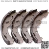 Golf Cart Brake Shoes for EZGO TXT (1997-2009.5)/ RXV Gas 2008-Up/Yamaha G14, G16, G19, G22 1994-2006/ Workhorse 1996+ 27943G01, 27945G01, 70794G01, 70795G01 - (4 Short) - Image 2
