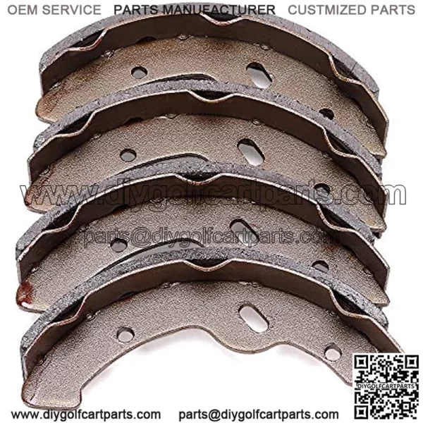 Golf Cart Brake Shoes for EZGO TXT (1997-2009.5)/ RXV Gas 2008-Up/Yamaha G14, G16, G19, G22 1994-2006/ Workhorse 1996+ 27943G01, 27945G01, 70794G01, 70795G01 - (4 Short) - Image 3