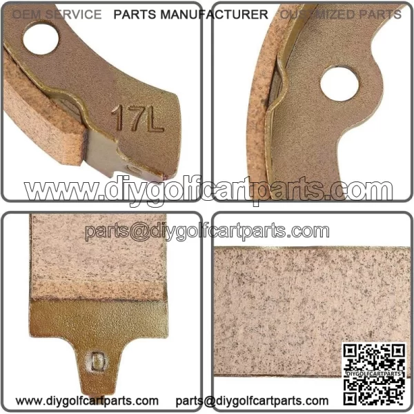 Golf Cart Brake Shoes Fit 1995-up Club Car DS and Precedent 1018232-01 - Image 3