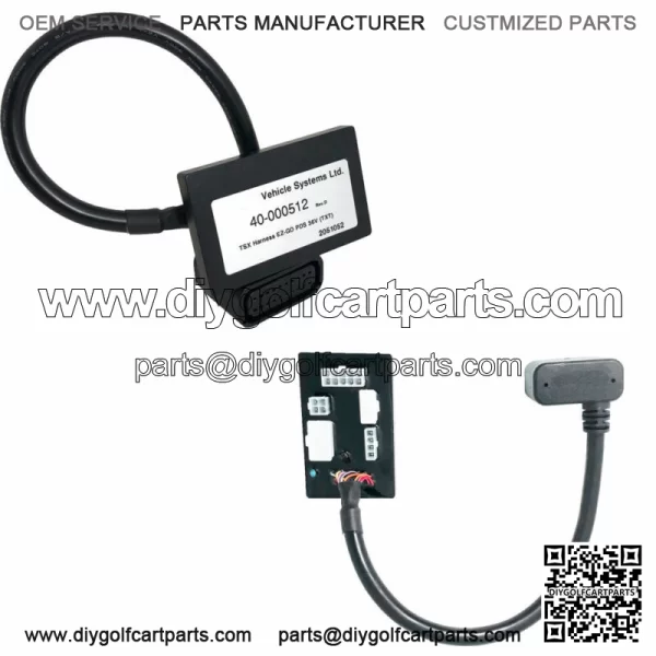 TSX Vehicle Module Harness for EZGO TXT 36V (Curtis PDS) Golf Carts