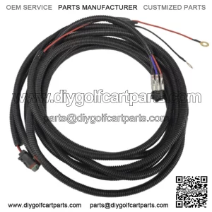 Single LED Light Bar Wiring Harness for Golf Cart
