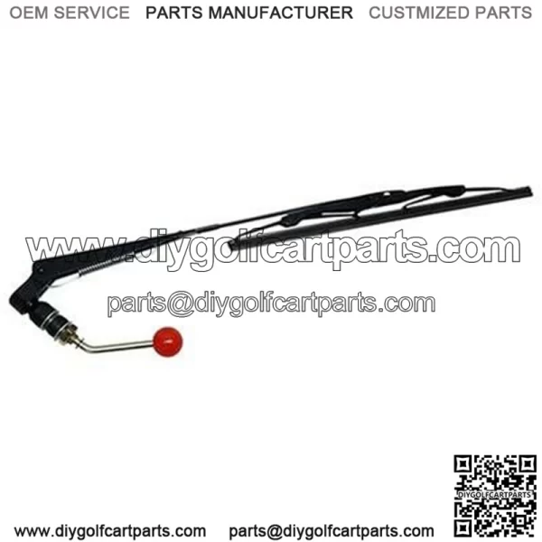 Golf Cart Windshield Wiper (Manual Wiper, Fits ALL Carts!)