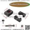 Brake Block Mounting Set with Screw Nut for Club Car DS Carryall Golf Cart 1981-Up Replaces 1011402 - Image 5