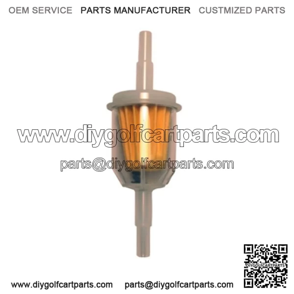 Yamaha G14, G16, G20, G21, G22, G29 1/4 Inline Fuel Filter