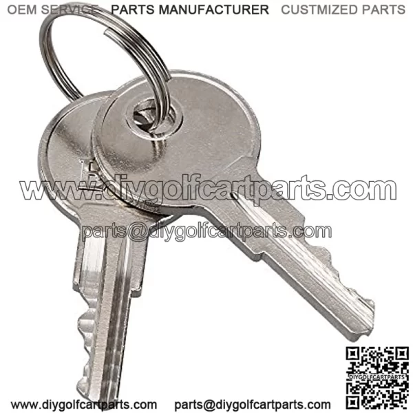 EZGO (1982-Up) Gas and Electric Golf Cart Replacement Ignition Key (2) - Image 3