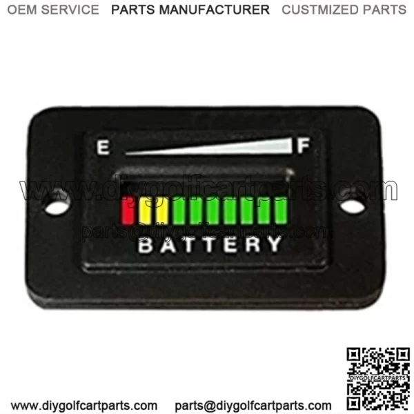 For Club Car Battery Indicator Golf Cart Parts Black LED Hot High Quality
