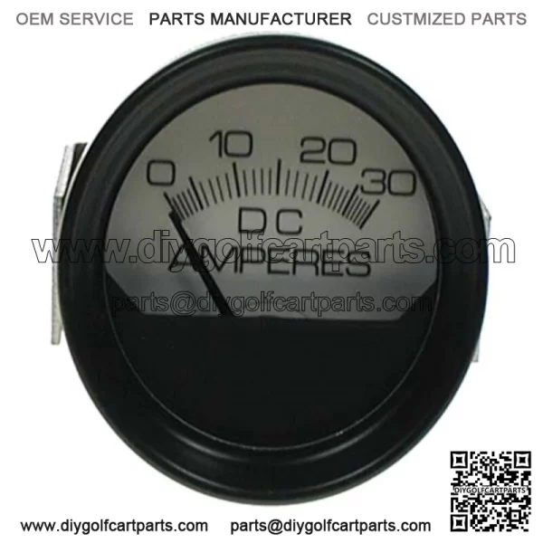 EZGO Ammeter - Round Face