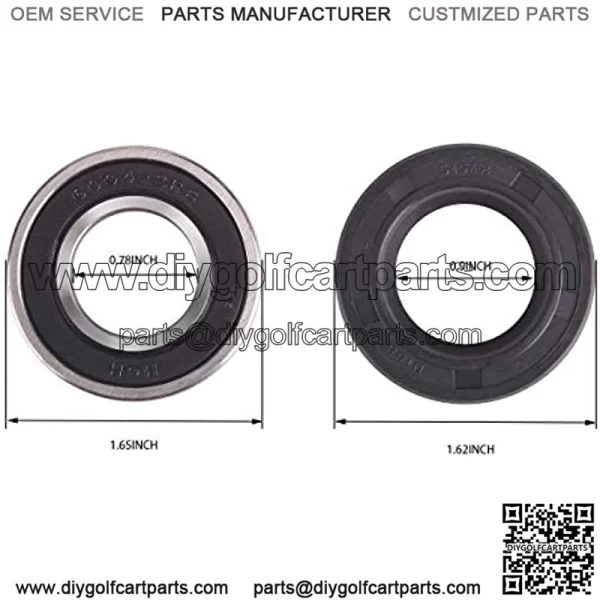 Rear Axle Shaft Bearing & Seal Kit for EZGO Golf Cart, OEM# 611931 70181-G01 70181G01 15112-G1 15112G1 620343, 2 Pack - Image 3
