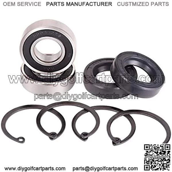 Rear Axle Shaft Bearing & Seal Kit for EZGO Golf Cart, OEM# 611931 70181-G01 70181G01 15112-G1 15112G1 620343, 2 Pack - Image 4