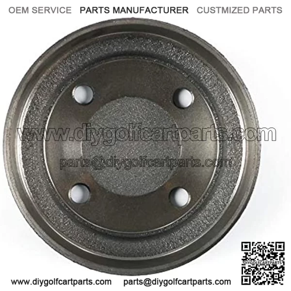Golf Cart Rear Brake Drum for Club Car DS 1995-up, Club Car Precedent 2004-up, OEM# 1017911-01 1018232-01 - Image 2