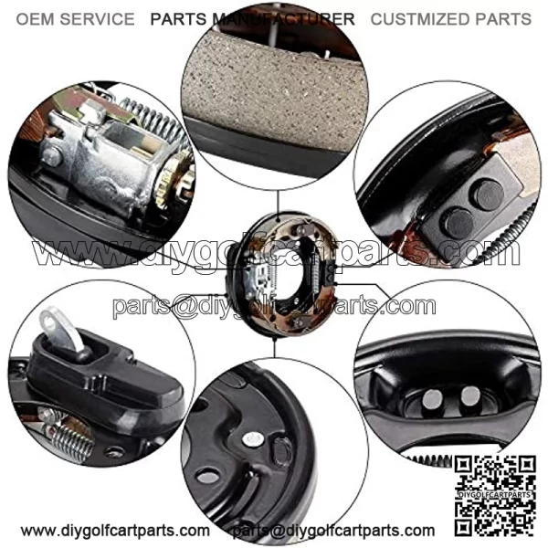 Driver Side & Passenger Side Brake Assembly, Rear Brake Cluster for 1995-Up Club Car DS and Precedent, for Club Car Golf Carts 101823301 103380202101823301/103380202 - Image 5