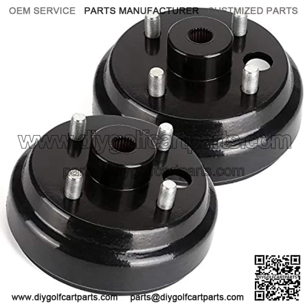 Golf Cart Brake Maintenance Kit for 1996-2008 Electric EZGO TXT,Include Brake Drums & Brake Shoes# 19186G1, 70794G01, 70795G01 - Image 4