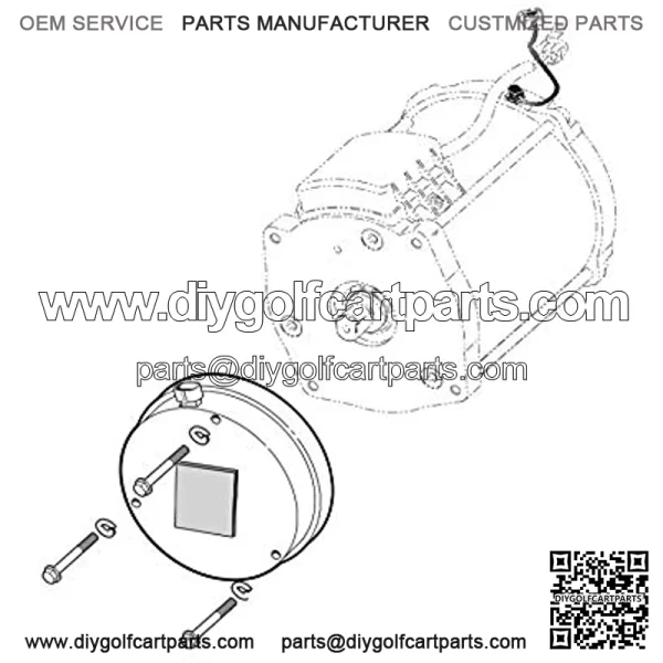 Motor Brake-Electric Golf Cart 2008+ - Image 3