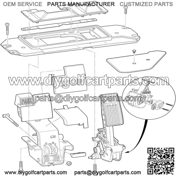 Club Car Precedent Golf Cart Parking Brake Release 103777601 - Image 4