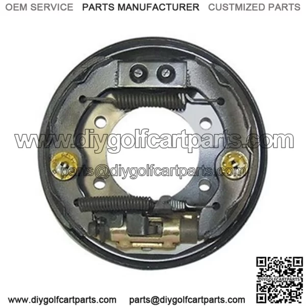 Passenger Side Brake Assembly w/ Brake Shoes (Works on most EZGO, Club Car, and Yamaha Carts)
