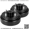 Golf Cart Brake Drum/Wheel Hub Assembly Kit (Electric) for EZGO TXT Replaces OEM# 19186G1P Golf Cart Accessories - Image 2