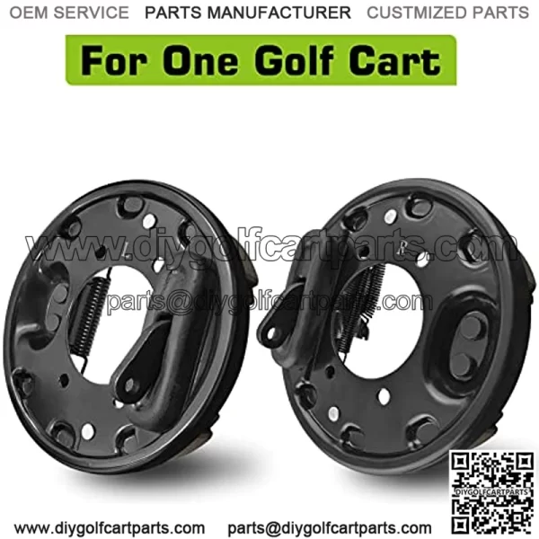 Golf Cart Brake Assembly for EZGO TXT PDS and Yamaha G14 G16 G19 G20 G21 G22, Driver and Passenger Side Brake Assembly Include EZGO TXT Brakes Shoes, OEM# 70998-G01 70998-G02 - Image 2