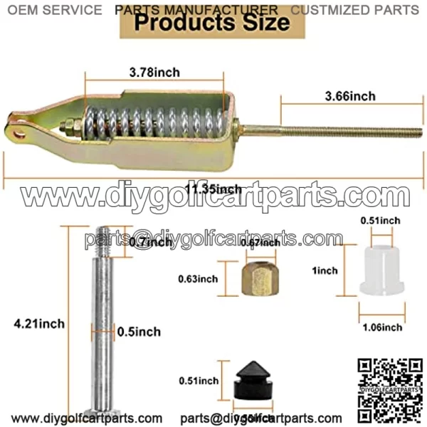 Golf Cart Brake Compensator Assembly Kit for EZGO Medalist TXT PDS 1994-up Gas & Electric, OEM# 70272-G04 612558 - Image 3