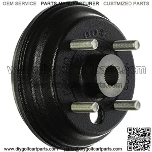 E-Z-GO Part Number 21807G2 Brake Drum, Black