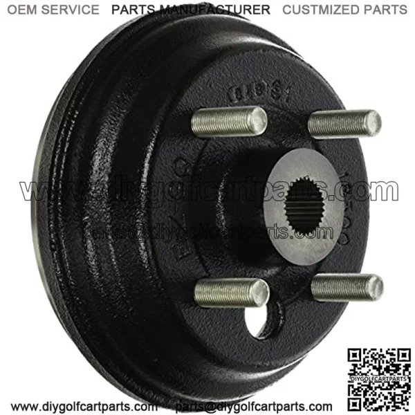 E-Z-GO Part Number 21807G2 Brake Drum, Black